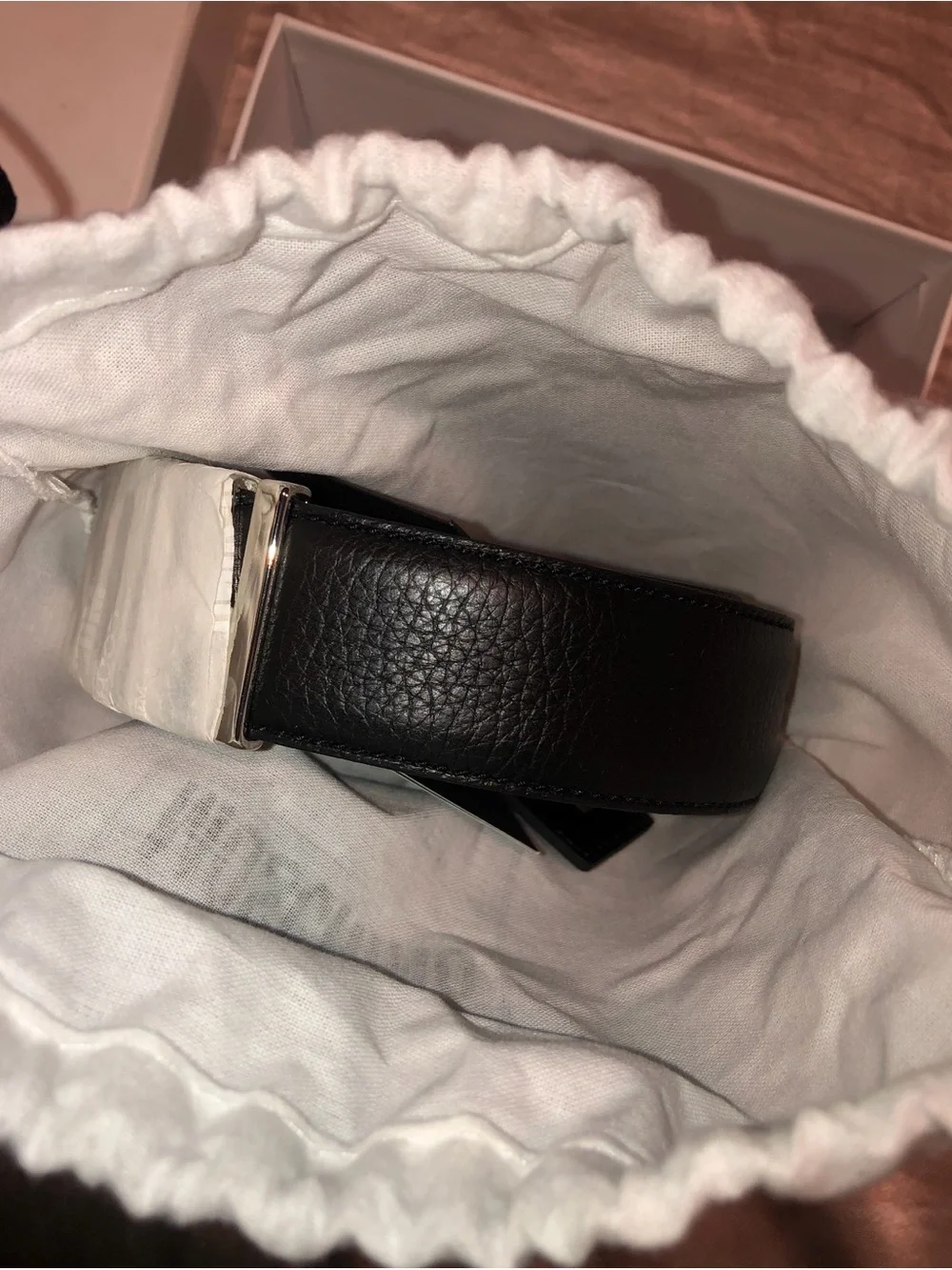 Moschino Silver Men's Belt